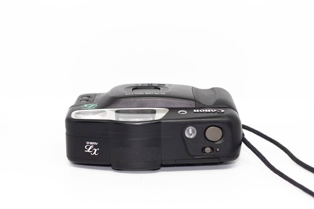 Appareil Photo Argentique Canon Snappy 35 Mm - Automatique Compact - Couleur Argenté - Occasion Fonctionnelle